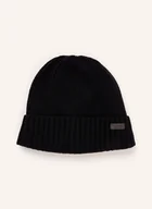 Czapki damskie - Barbour Czapka Carlton schwarz - miniaturka - grafika 1