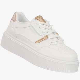 Sneakersy Damskie BIG STAR Buty Sportowe Półbuty Na Platformie Białe SS274359 Biały 39 - Sneakersy damskie - miniaturka - grafika 1