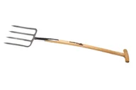Grabie i motyki - Widły ogrodowe 4 zębowe z rączką Krumpholz jesion - miniaturka - grafika 1
