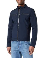 Kurtki męskie - Schott NYC Kurtka męska KAYLOR NAVY XXXL, NAVY, 3XL - miniaturka - grafika 1