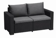 Sofy ogrodowe - VidaXLGarden vidaXL Sofa two-seater California vidaXL Sofa gray 8711245154459 - miniaturka - grafika 1