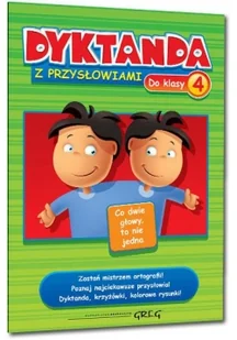 Greg Dyktanda z przysłowiami do klasy 4 - Joanna Zawadzka - Materiały pomocnicze dla uczniów - miniaturka - grafika 3