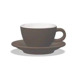 Filiżanka do cappuccino Club House Tulipano 210ml - Brązowa - Filiżanki - miniaturka - grafika 1