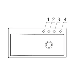 Villeroy & Boch  Subway Style 60 336102SM SM Steam - Zlewozmywaki - miniaturka - grafika 5