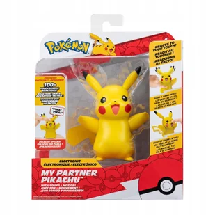 POKEMON My Partner Pikachu interaktywna figurka - Figurki dla dzieci - miniaturka - grafika 1