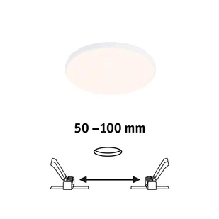 Paulmann Veluna Edge LED montaż IP44 3 000 K Ø12cm - Oprawy, klosze i abażury - miniaturka - grafika 1