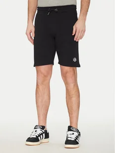 Blend Szorty sportowe 20718064 Czarny Regular Fit - Spodenki męskie - miniaturka - grafika 1