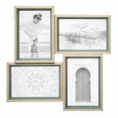 Ramki na zdjęcia - Ramka na 4 zdjęcia Moly zielona - miniaturka - grafika 1