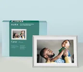 Ramki cyfrowe do zdjęć - Ramka cyfrowa AURA Frames Carver Mat - Cyfrowa ramka na zdjęcia - 25.7 cm 10.1" - 1280 x 800 - clay with white mat - miniaturka - grafika 1