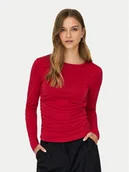 Bluzki damskie - ONLY Bluzka Free Life 15365605 Czerwony Regular Fit - miniaturka - grafika 1