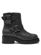 Botki damskie - Clarks Botki Rebelle Buckle 26178889 Srebrny - miniaturka - grafika 1
