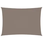 Parasole ogrodowe - vidaXL Prostokątny żagiel ogrodowy, tkanina Oxford, 2,5x4 m, taupe 135427 - miniaturka - grafika 1