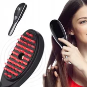 Masażery - SZCZOTKA QSKY TERAPIA ŚWIATŁEM NA POROST WŁOSÓW FOTONOWA LED MASAŻER GŁOWY - miniaturka - grafika 1