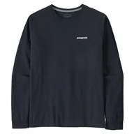 Koszulki sportowe męskie - Koszulka męska Patagonia P-6 Logo Responsibili Tee LS Rozmiar: L / Kolor: niebieski/jasnoniebieski - miniaturka - grafika 1