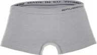 Bielizna sportowa damska - Brubeck BX10440 Bokserki damskie COMFORT WOOL popielaty L - miniaturka - grafika 1