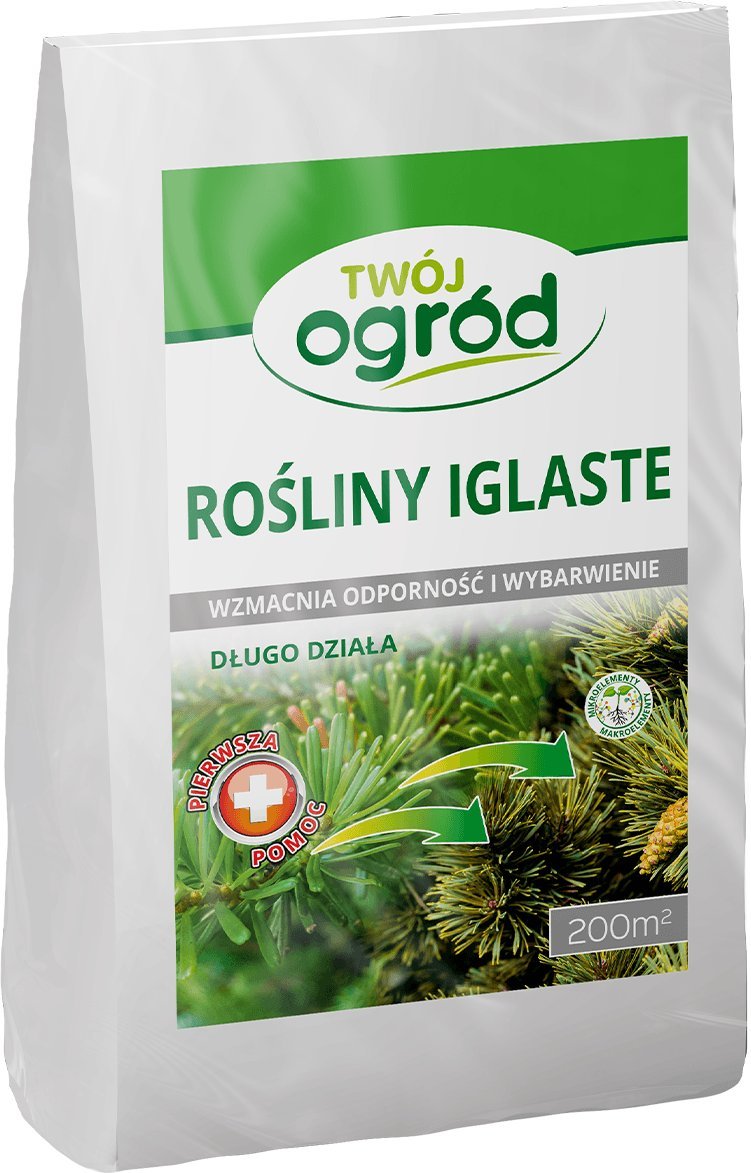 Nawóz pierwsza pomoc do iglaków Twój Ogród - wzmacnia odporność i wybarwienie 4 kg