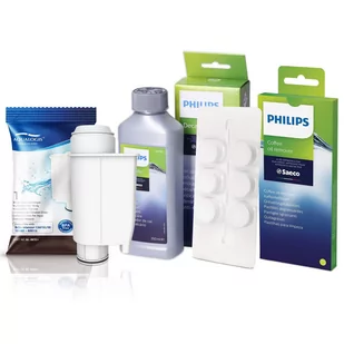 Zestaw Do Saeco Philips, AL-Inte+, Tabletki Czyszczące CA6704/10,  Odkamieniacz CA6700/00 250ml - Akcesoria i części do ekspresów do kawy - miniaturka - grafika 1