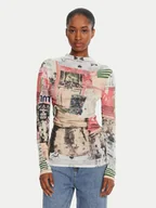 Bluzki damskie - Desigual Bluzka Montreal 25WWJF39 Kolorowy Regular Fit - miniaturka - grafika 1