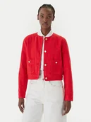 Kurtki damskie - Tommy Hilfiger Kurtka jeansowa WW0WW48591 Pomarańczowy Regular Fit - miniaturka - grafika 1