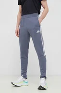 Spodnie męskie - adidas Performance spodnie dresowe Tiro 23 kolor szary z aplikacją - miniaturka - grafika 1