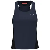 Koszulki sportowe damskie - Damski podkoszulek Salewa Pedroc Dry W Hyb Tankt Rozmiar: M / Kolor: ciemnoniebieski - miniaturka - grafika 1