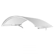 Daszki nad drzwi - Daszek ERGO przeźroczysty / biały 158 x 90 x 26 cm - miniaturka - grafika 1