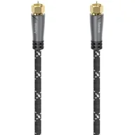 Kable - Hama Kabel antenowy Premium 120 dB 1.5 m Czarny > PIĄTY PRODUKT 99% - miniaturka - grafika 1