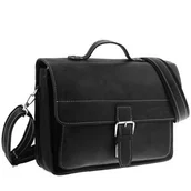 Teczki i skoroszyty - Kemer Kemer Skórzana torba na ramię teczka KEMER VOOC TC5 czarny uniwersalny 18163-uniw - miniaturka - grafika 1