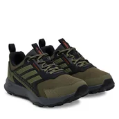 Buty sportowe męskie - Buty do biegania adidas Tracefinder JI4285 Khaki - miniaturka - grafika 1