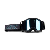 Gogle narciarskie - Gogle Zimowe Raven Sniper VentMax Podwójna Szybka Czarny/Niebieski - miniaturka - grafika 1