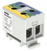 Kostki, złączki, wtyczki - Geberit morek OTL-PEN50 żółto-zielony, niebieski 2xAl/Cu 1,5-50mm 1000V Zacisk uniwersalny do instalacji TN-C-S MAA2050P10 - miniaturka - grafika 1