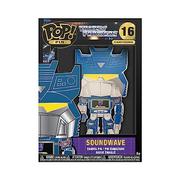 Czółenka - Loungefly Funko Large POP! Enamel Pin - Soundwave - TRANSFORMERS: SOUNDWAVE Szpilki - Słodka Kolekcjonerska Broszka - Dla Plecaków i Torby - Pomysł na prezent - Oficjalny towar - Fani TV - miniaturka - grafika 1