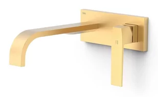 Bateria umywalkowa TRES Slim Exclusive 24-K Matowe Złoto 20230014OM - Baterie podtynkowe - miniaturka - grafika 1