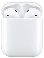 Słuchawki - Apple AirPods z etui ładującym Białe - miniaturka - grafika 1