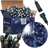 Oświetlenie świąteczne - Lampki choinkowe 300 LED 18 m biały zimny zewnętrzne oświetlenie choinkowe CL0325 - miniaturka - grafika 1