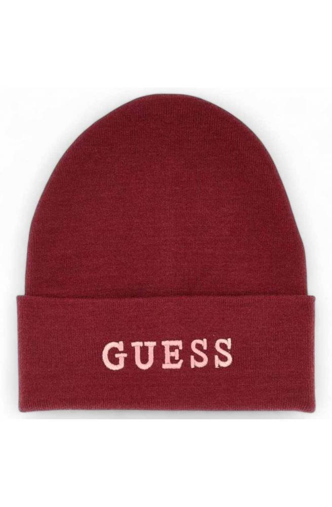 Czapka unisex guess Cappello Cappello Bordeaux AW5189POL01WBY L bordeaux