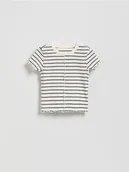 Bluzki dla niemowląt - Reserved - Krótki prążkowany t-shirt - wielobarwny - miniaturka - grafika 1