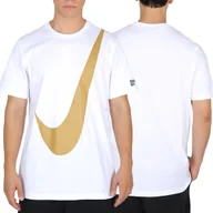 Koszulki męskie - Nike t-shirt koszulka męska sportowa biała bawełniana FD1242-100 S - miniaturka - grafika 1