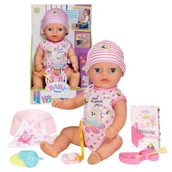 Lalki dla dziewczynek - Baby Born Lalka Interaktywna Lena Bobas + Akcesoria 36cm - miniaturka - grafika 1