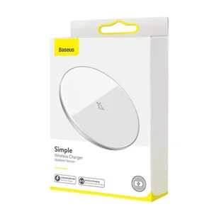 Baseus szybka bezprzewodowa ładowarka Qi 15 W + kabel USB Typ C biały (WXJK-B02) - Ładowarki do telefonów - miniaturka - grafika 5