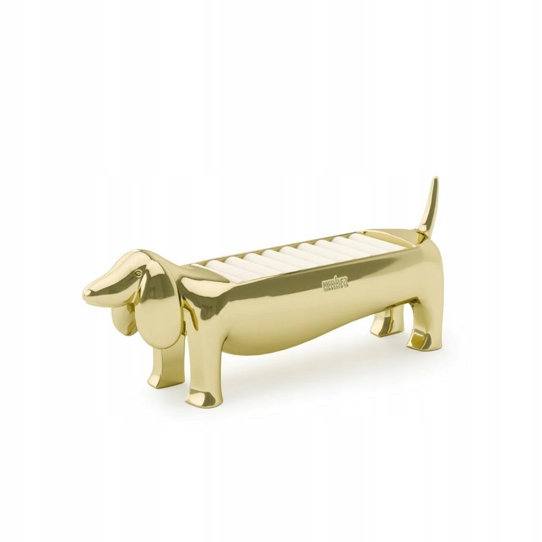 Organizer na pierścionki Dachsie złoty