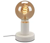 Lampy stojące - Briloner 7023-016 - Lampa stołowa TEEPU 1xE27/10W/230V biała - miniaturka - grafika 1