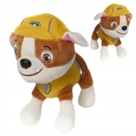 Maskotki i pluszaki - PSI PATROL PLUSZOWA MASKOTKA RUBBLE 20CM DŹWIĘK ŚPIEWA PRZYTULANKA Z BAJKI - miniaturka - grafika 1