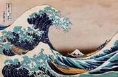 Plakaty - The Great Wave Off Kanagawa - plakat - miniaturka - grafika 1