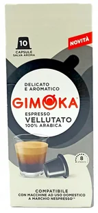 Nespresso GIMOKA VELLUTATO Nespresso Arabica 10szt - Kawa w kapsułkach i saszetkach - miniaturka - grafika 1