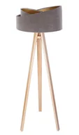 Lampy stojące - MacoDesing Lampa podłogowa MACODESING Galaxy Terri 060p-014, 60 W, szaro-złota - miniaturka - grafika 1