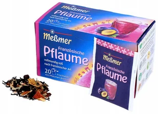 ﻿Herbata owocowa Messmer francuska śliwka 20 torebek 45g DE - Herbata - miniaturka - grafika 1