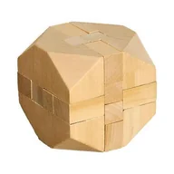 Układanki dla dzieci - UPOMINKARNIA Układanka logiczna UPOMINKARNIA Cube Ecru R08820 - miniaturka - grafika 1