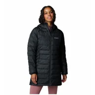 Kurtki i kamizelki sportowe damskie - Damski płaszcz zimowy Columbia Powder Lite™ II Mid Jacket Rozmiar: S / Kolor: czarny - miniaturka - grafika 1