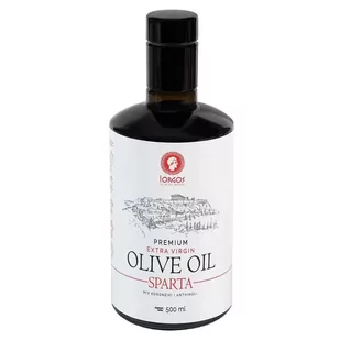 Oliwa z Oliwek Extra Virgin Premium ze Sparty Butelka Oliena, 500ml - Zdrowa żywność - miniaturka - grafika 1